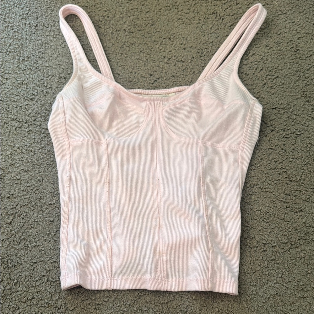 Target Cream Bustier Camisole Top